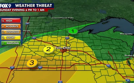 National Weather Service reports short rope tornado southwest of Mankato — Tornado Near Me