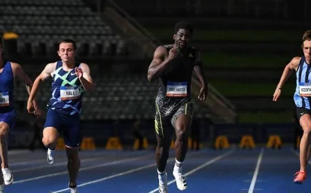 Eddie Nketia Runs 9.74 in Nebraska With Wind Aid
