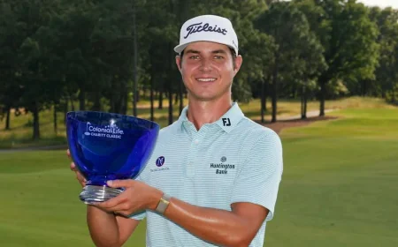 Cole Sherwood Wins Colonial Life Charity Classic — Golf Results