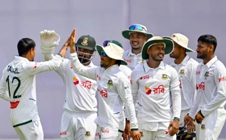 Mushfiqur Rahim-guided Bangladesh lead Pakistan by 156 after Litton's 126