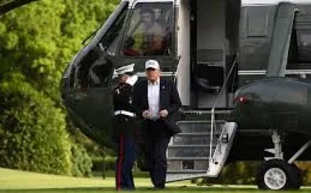 Trump White House Helipad Plans Advance With Permanent South Lawn Site