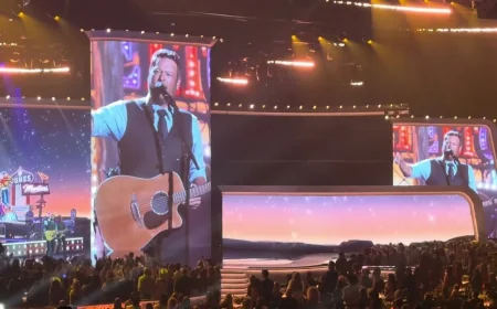 Blake Shelton Leads The Gambler Tribute at ACM Awards — Blake Shelton Acm Awards Performance