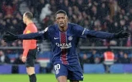 Dembélé Blessure Forces PSG to Manage 27th-Minute Exit