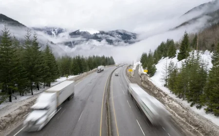 Environment Canada Warns Coquihalla Highway of Snowfall Until Sunday