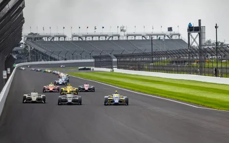 Alexander Rossi Crashes in Three-Car Turn 2 Indy 500 Practice