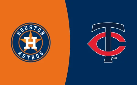 Astros Vs Twins Set for May 18 at Target Field
