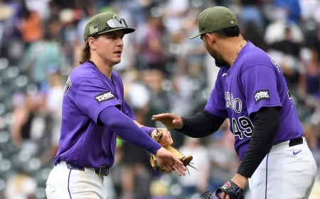 MacKenzie Gore Starts as Texas Rangers Open Series in Denver