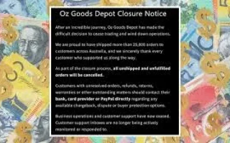 Oz Goods Depot Liquidation Ends 25,000-Order Online Run