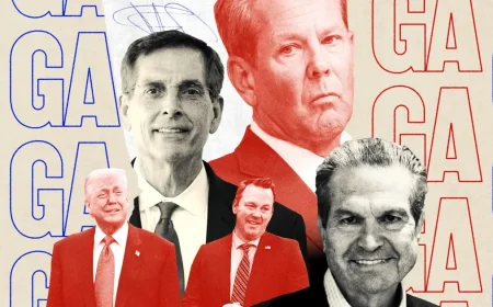 Raffensperger Tests Trump in Georgia Primary Voting In Georgia