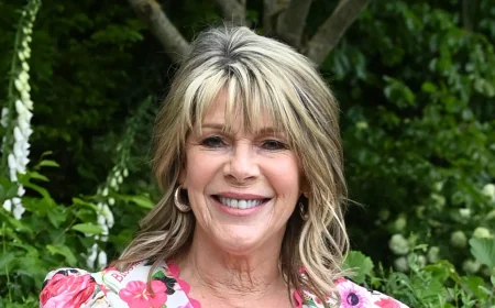 Ruth Langsford Wears Love & Roses Dress at Chelsea Flower Show