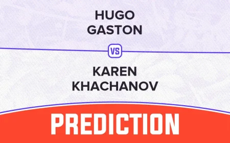 Khachanov Holds 75% Edge Over Hugo Gaston in Hamburg