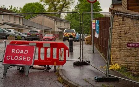 Officials evacuate 30 homes in Coalsnaughton after ground movement