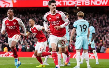 Kai Havertz nods Arsenal past Burnley in 1-0 Now Tv win