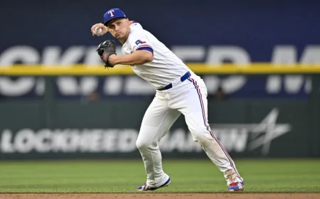 Josh Smith Rangers Send Corey Seager to Back Specialist