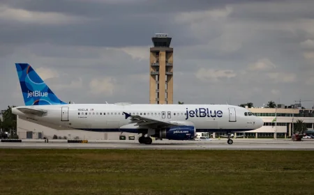 Jetblue Airways Ends Manchester Service on July 8