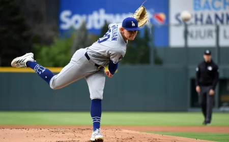 Emmet Sheehan Starts on 4 Days Rest in Dodgers - Padres