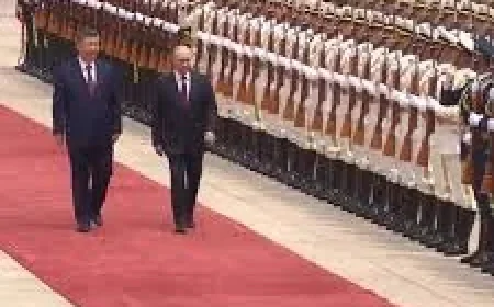 Xi Jinping Hosts Putin In China Talks After Trump Visit