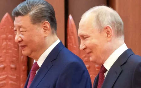 Xi and Putin Scold U.S. Over Golden Dome Plan in Beijing