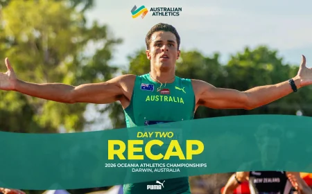 Aidan Murphy 400m Time of 44.44 Secures Oceania Title