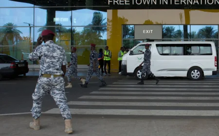 Sierra Leone receives 9 deportees from US at Freetown airport