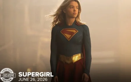 Milly Alcock Debuts New Supergirl Image Ahead of 2026 Release