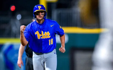 Pitt Tops Louisville, Sets Wake Forest Baseball Meeting at 9 PM