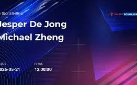 Jesper De Jong Draws Michael Zheng for 21 May Match