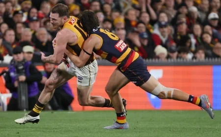 Hawthorn Vs Adelaide: Impey Named in 4 Changes for Launceston