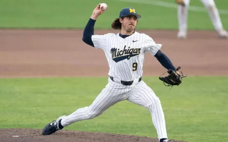 Michigan Baseball Buries Rutgers 10-0 Behind Montgomery