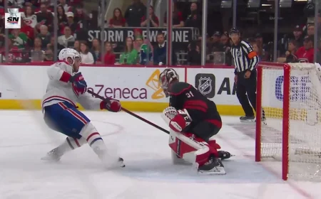 Juraj Slafkovsky scores in tight for Canadiens' 3-goal lead