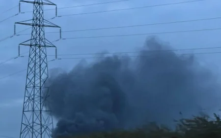 Eight fire engines tackle Moss Lane blaze in Cheshire