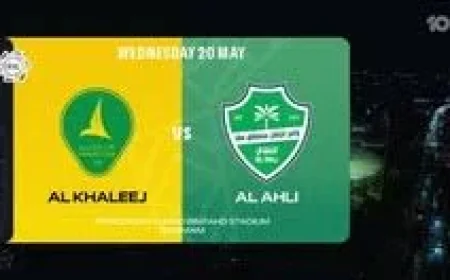 Al Khaleej vs Al Ahli Lands on MD34 in Roshn Saudi League