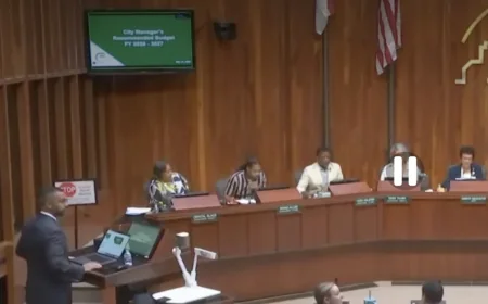 Trey Davis Presents Greensboro Property Tax Cut in $913 Million Budget