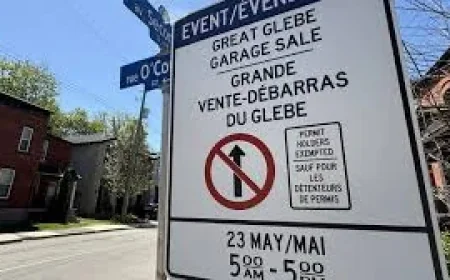 Public Services and Procurement Canada flags bridge closures for Glebe Garage Sale