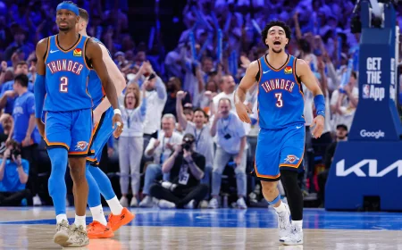 Jarred Mccain Scores 12 in Thunder’s 122-113 Win