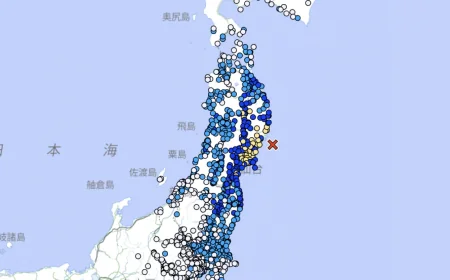 Japan Suspends Tohoku Rail Lines After 5.9 Earthquake Off Miyagi