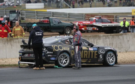 Kai Allen Crashes Out in Tasmania Qualifying After 17th in Q1