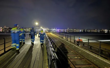 Crews Search Southend On Sea Pier After Two-Man Report