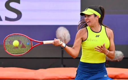 Anhelina Kalinina Gets 73% Edge Over Marcinko in Rabat Final