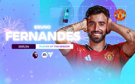 Bruno Fernandes Wins 2025/26 Bruno Fernandes Premier League Award