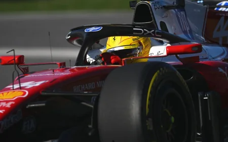 Hamilton Follows 5th With Canadian Gp Ferrari Setup Changes