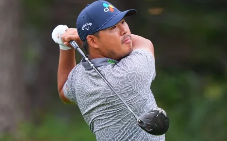 Si Woo Kim Shoots 60, Takes Five-Shot Lead at Cj Cup Byron Nelson