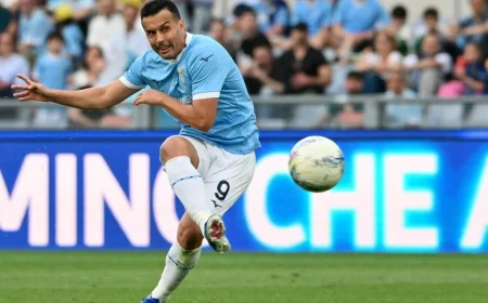 Pedro Starts in Lazio - Pisa Final Home Match
