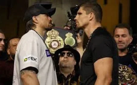 Usyk Fight: Usyk and Verhoeven Set for Giza Bout Tonight