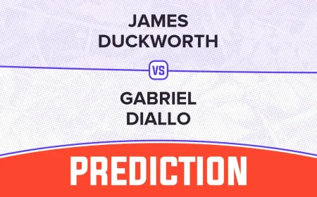 Gabriel Diallo Holds 60% Edge Over Duckworth in French Open Opener
