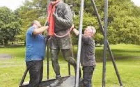 Brian Clough Statue Leaves Albert Park for Two Months
