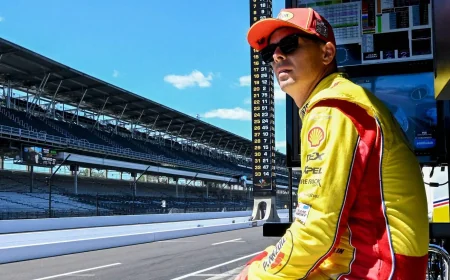 Roger Penske as McLaughlin Returns After Indy 500 Pace-Lap Crash
