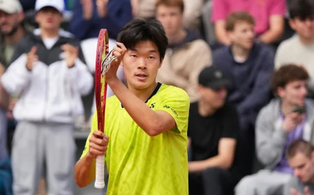Michael Zheng Beats Travaglia 7-5, 7-5 to Reach Roland-Garros Final Round