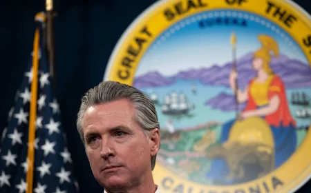 Andrew Sorkin says Newsom orders 8,000-worker AI response