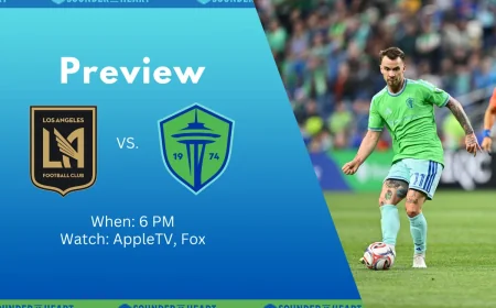 LAFC Host Seattle Sounders Before Six-Week Break — Lafc Vs Seattle Sounders